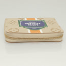 LOUIS VUITTON Monogram Monopanam Zippy Coin Purse Beige M82691 LV Auth 115227SAM-5