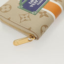 LOUIS VUITTON Monogram Monopanam Zippy Coin Purse Beige M82691 LV Auth 115227SAM-7