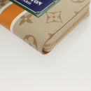 LOUIS VUITTON Monogram Monopanam Zippy Coin Purse Beige M82691 LV Auth 115227SAM-14