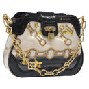 LOUIS VUITTON Monogram Charm Sackfrill Shoulder Bag Black M95151 LV Auth 115228V-1