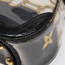 LOUIS VUITTON Monogram Charm Sackfrill Shoulder Bag Black M95151 LV Auth 115228V-15