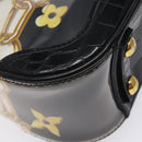 LOUIS VUITTON Monogram Charm Sackfrill Shoulder Bag Black M95151 LV Auth 115228V-16