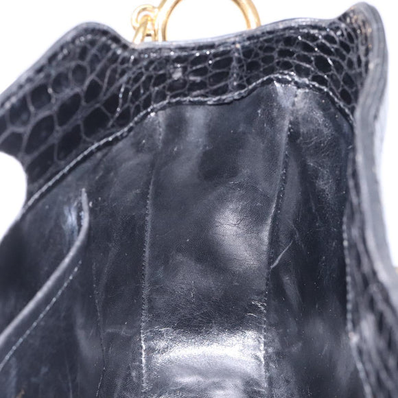 LOUIS VUITTON Monogram Charm Sackfrill Shoulder Bag Black M95151 LV Auth 115228V