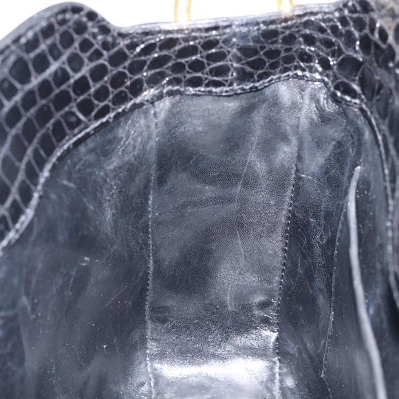 LOUIS VUITTON Monogram Charm Sackfrill Shoulder Bag Black M95151 LV Auth 115228V