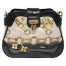 LOUIS VUITTON Monogram Charm Sackfrill Shoulder Bag Black M95151 LV Auth 115228V-13