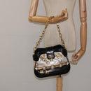 LOUIS VUITTON Monogram Charm Sackfrill Shoulder Bag Black M95151 LV Auth 115228V-22