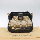 LOUIS VUITTON Monogram Charm Sackfrill Shoulder Bag Black M95151 LV Auth 115228V-12