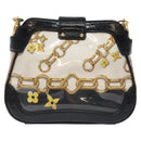 LOUIS VUITTON Monogram Charm Sackfrill Shoulder Bag Black M95151 LV Auth 115228V-2
