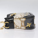 LOUIS VUITTON Monogram Charm Sackfrill Shoulder Bag Black M95151 LV Auth 115228V-4