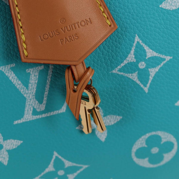 LOUIS VUITTON Speedy P9 Bandouliere 40 Bag Turquoise Blue M11563 Auth 115230SM