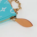 LOUIS VUITTON Speedy P9 Bandouliere 40 Bag Turquoise Blue M11563 Auth 115230SM-32