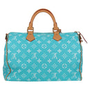 LOUIS VUITTON Speedy P9 Bandouliere 40 Bag Turquoise Blue M11563 Auth 115230SM-2