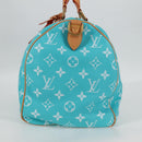LOUIS VUITTON Speedy P9 Bandouliere 40 Bag Turquoise Blue M11563 Auth 115230SM-4