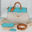 LOUIS VUITTON Speedy P9 Bandouliere 40 Bag Turquoise Blue M11563 Auth 115230SM-40