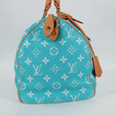 LOUIS VUITTON Speedy P9 Bandouliere 40 Bag Turquoise Blue M11563 Auth 115230SM-4