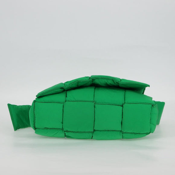 BOTTEGA VENETA MAXI INTRECCIATO Padded Tech Cassette Bag Nylon Auth 115238AM