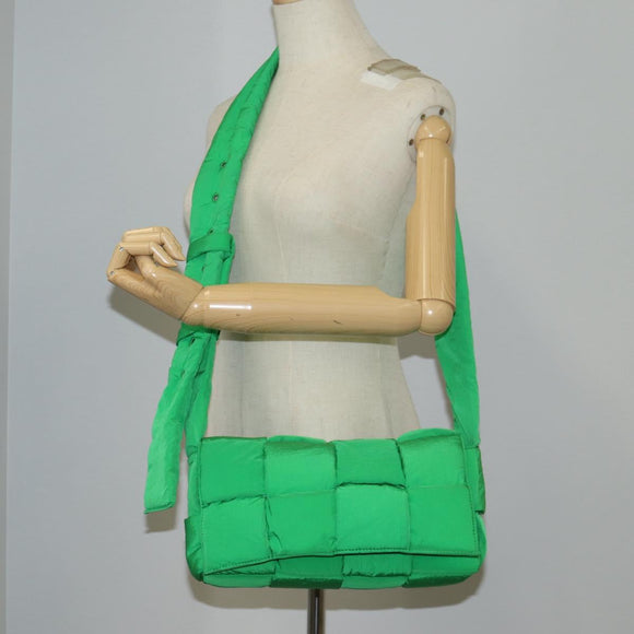 BOTTEGA VENETA MAXI INTRECCIATO Padded Tech Cassette Bag Nylon Auth 115238AM