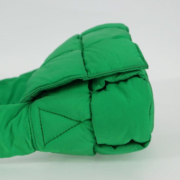 BOTTEGA VENETA MAXI INTRECCIATO Padded Tech Cassette Bag Nylon Auth 115238AM