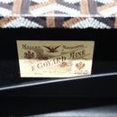 GOYARD Herringbone Chain Shoulder Bag PVC Leather Black Silver Auth 115239SM-22