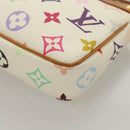 LOUIS VUITTON Multicolor Pochette Accessoires Pouch White M92649 Auth 115250-16