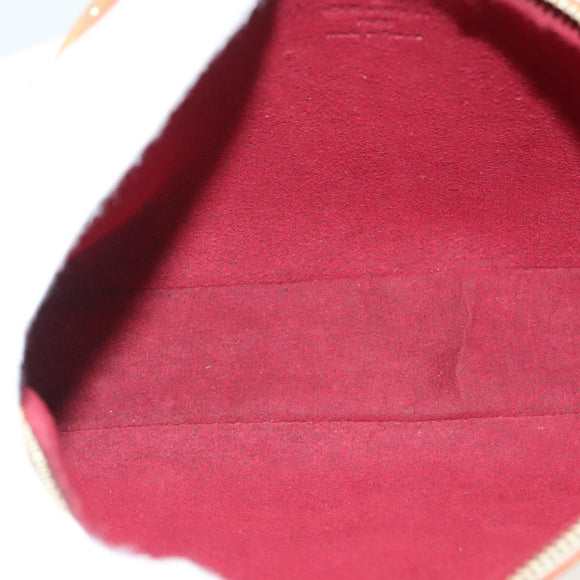LOUIS VUITTON Multicolor Pochette Accessoires Pouch White M92649 Auth 115250