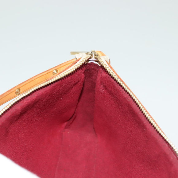 LOUIS VUITTON Multicolor Pochette Accessoires Pouch White M92649 Auth 115250