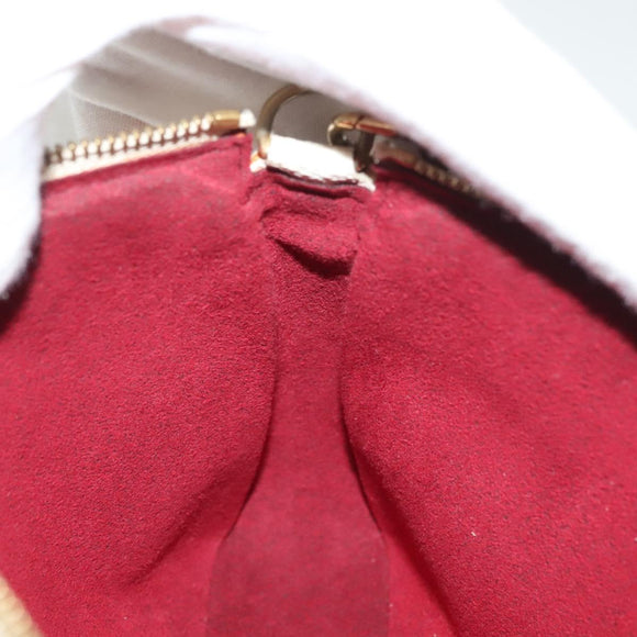LOUIS VUITTON Multicolor Pochette Accessoires Pouch White M92649 Auth 115250