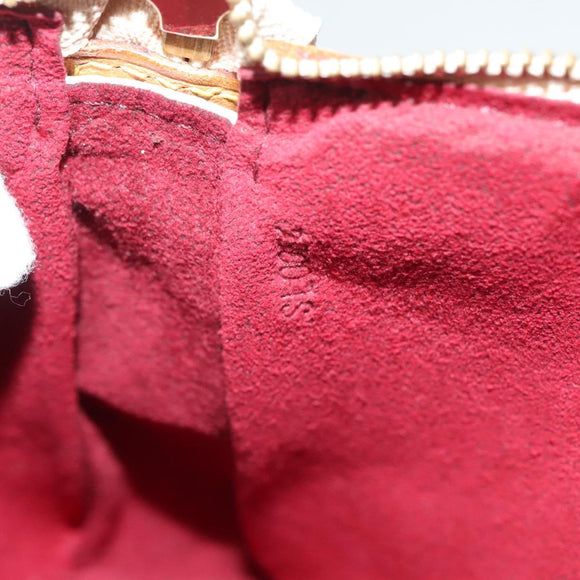 LOUIS VUITTON Multicolor Pochette Accessoires Pouch White M92649 Auth 115250