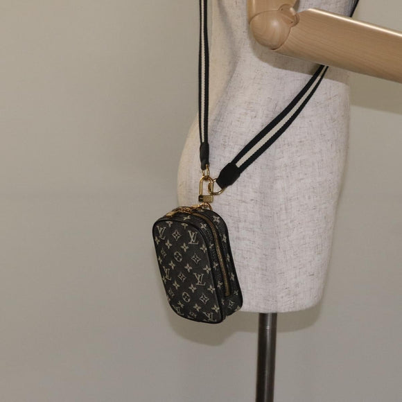 LOUIS VUITTON Monogram Mini US Digital Pouch Noir M92066 LV Auth 115252