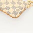 LOUIS VUITTON Damier Azur Pochette Mira MM Accessory Pouch N60027 LV Auth 115265-11