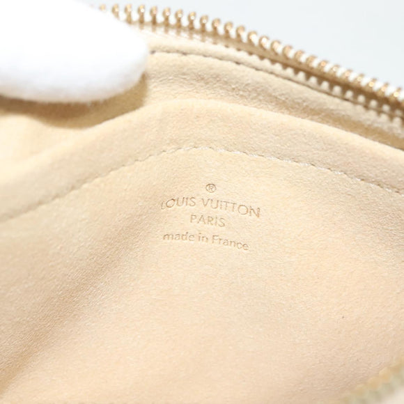 LOUIS VUITTON Damier Azur Pochette Mira MM Accessory Pouch N60027 LV Auth 115265