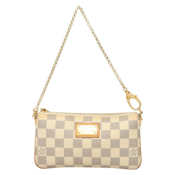 LOUIS VUITTON Damier Azur Pochette Mira MM Accessory Pouch N60027 LV Auth 115265 - 0