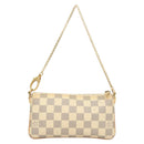 LOUIS VUITTON Damier Azur Pochette Mira MM Accessory Pouch N60027 LV Auth 115265-3