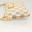 LOUIS VUITTON Damier Azur Pochette Mira MM Accessory Pouch N60027 LV Auth 115265-5