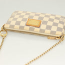 LOUIS VUITTON Damier Azur Pochette Mira MM Accessory Pouch N60027 LV Auth 115265-6