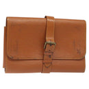 LOUIS VUITTON Epi Trousse Priant Clutch Bag Zipangu Gold LV Auth 115266-1