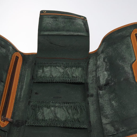 LOUIS VUITTON Epi Trousse Priant Clutch Bag Zipangu Gold LV Auth 115266