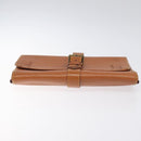 LOUIS VUITTON Epi Trousse Priant Clutch Bag Zipangu Gold LV Auth 115266-6