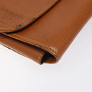 LOUIS VUITTON Epi Trousse Priant Clutch Bag Zipangu Gold LV Auth 115266-14