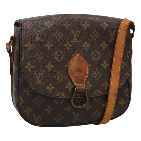 LOUIS VUITTON Monogram Saint Cloud GM Shoulder Bag M51242 LV Auth 115277