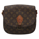 LOUIS VUITTON Monogram Saint Cloud GM Shoulder Bag M51242 LV Auth 115277-13