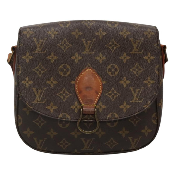 LOUIS VUITTON Monogram Saint Cloud GM Shoulder Bag M51242 LV Auth 115277