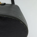 LOUIS VUITTON Epi Cluny Shoulder Bag Black M52252 LV Auth 115278-15