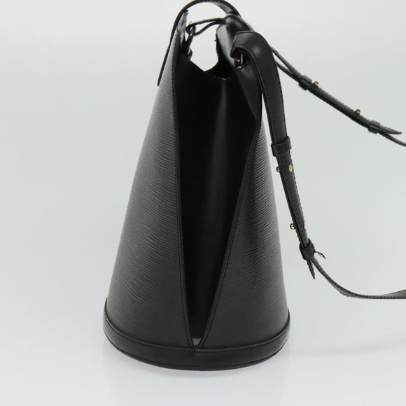 LOUIS VUITTON Epi Cluny Shoulder Bag Black M52252 LV Auth 115278