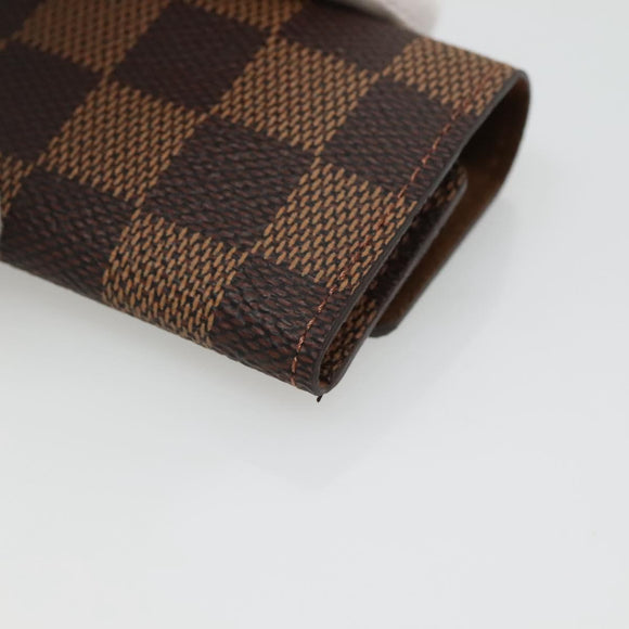 LOUIS VUITTON Damier Ebene Cuffs Cuff Case LV Auth 115280