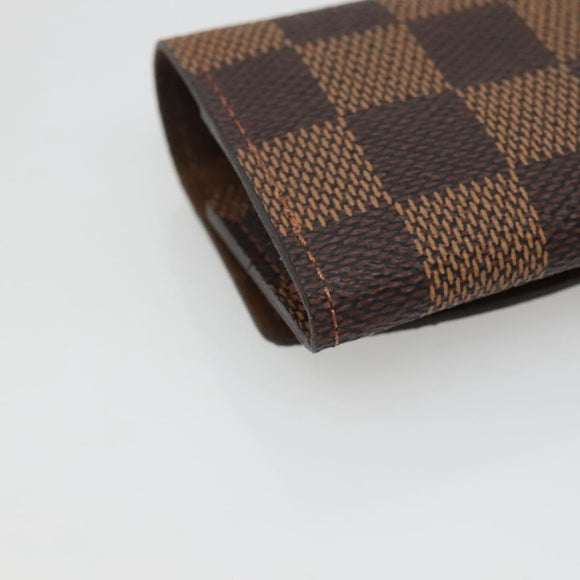 LOUIS VUITTON Damier Ebene Cuffs Cuff Case LV Auth 115280