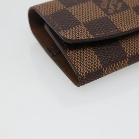 LOUIS VUITTON Damier Ebene Cuffs Cuff Case LV Auth 115280