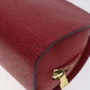 LOUIS VUITTON Epi Dauphine GM Pouch Red M48457 LV Auth 115286-15
