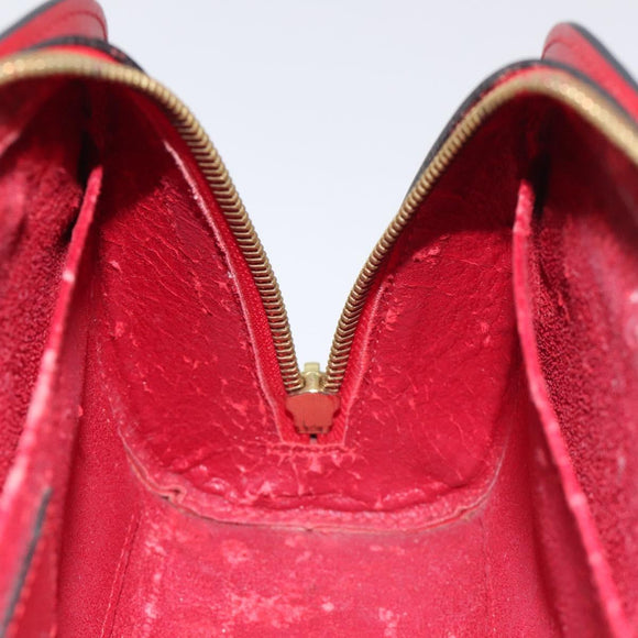 LOUIS VUITTON Epi Dauphine GM Pouch Red M48457 LV Auth 115286