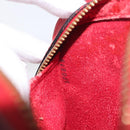 LOUIS VUITTON Epi Dauphine GM Pouch Red M48457 LV Auth 115286-12